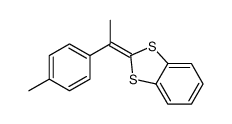 2-[1-(4-methylphenyl)ethylidene]-1,3-benzodithiole结构式
