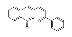 5-(2-nitrophenyl)-1-phenylpenta-2,4-dien-1-one Structure