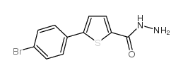 5-(4-bromophenyl)thiophene-2-carbohydrazide structure