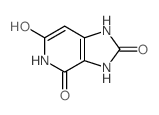 1H-Imidazo[4,5-c]pyridine-2,4,6-triol(8CI) structure