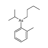butyl-(2-methylphenyl)-propan-2-ylarsane结构式
