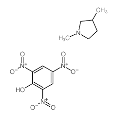 1,3-dimethylpyrrolidine; 2,4,6-trinitrophenol Structure