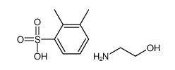 dimethylbenzenesulphonic acid, compound with 2-aminoethanol (1:1)结构式