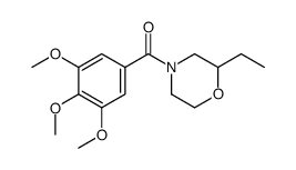 2-Ethyl-4-(3,4,5-trimethoxybenzoyl)morpholine结构式