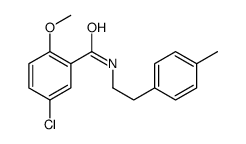 5-chloro-2-methoxy-N-[2-(4-methylphenyl)ethyl]benzamide Structure