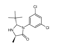 (2S,5R)-2-tert-butyl-3-(3,5-dichlorophenyl)-5-methyl-imidazolidin-4-one Structure