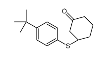 (3R)-3-(4-tert-butylphenyl)sulfanylcyclohexan-1-one结构式