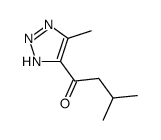3-methyl-1-(5-methyl-2H-triazol-4-yl)butan-1-one Structure