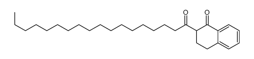 2-octadecanoyl-3,4-dihydro-2H-naphthalen-1-one结构式