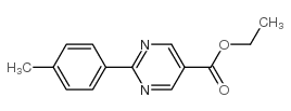 ethyl 2-(4-methylphenyl)pyrimidine-5-carboxylate Structure