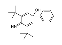 3,5-ditert-butyl-4-imino-1-phenylcyclohexa-2,5-dien-1-ol Structure
