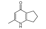 2-Methyl-1,5,6,7-tetrahydro-4H-cyclopenta[b]pyridin-4-one结构式