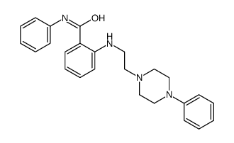 N-phenyl-2-[2-(4-phenylpiperazin-1-yl)ethylamino]benzamide结构式