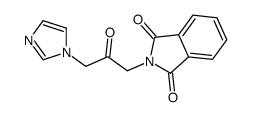 2-(3-imidazol-1-yl-2-oxopropyl)isoindole-1,3-dione结构式