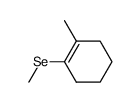 methyl(2-methylcyclohex-1-en-1-yl)selane Structure