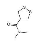 N,N-dimethyldithiolane-4-carboxamide Structure
