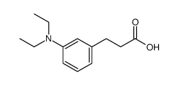 3-diethylamino-hydrocinnamic acid结构式