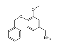 1-[4-(BENZYLOXY)-3-METHOXYPHENYL]METHANAMINE结构式