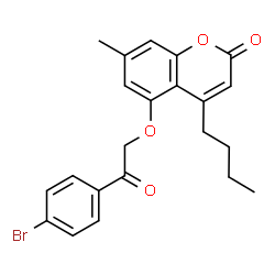 5-[2-(4-bromophenyl)-2-oxoethoxy]-4-butyl-7-methylchromen-2-one picture