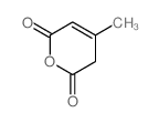 2H-Pyran-2,6(3H)-dione,4-methyl- structure