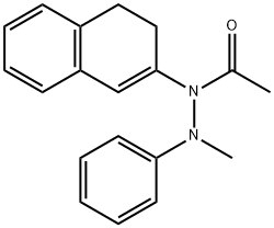 N1-(3,4-Dihydronaphthalen-2-yl)-N2-methyl-N2-phenylacetohydrazide结构式