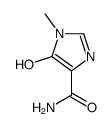 1H-Imidazole-4-carboxamide,5-hydroxy-1-methyl-(9CI) structure