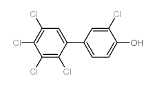 4-Hydroxy-2',3,3',4',5'-pentachlorobiphenyl Structure