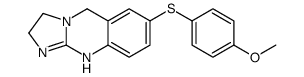 7-(4-methoxyphenyl)sulfanyl-2,3,5,10-tetrahydroimidazo[2,1-b]quinazoline Structure