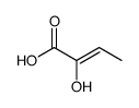 2-hydroxybut-2-enoic acid Structure