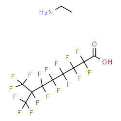 tetradecafluoro-7-(trifluoromethyl)octanoic acid, compound with ethylamine (1:1) structure