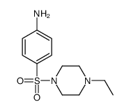 4-(4-ethylpiperazin-1-yl)sulfonylaniline结构式