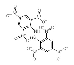 Hydrazine, 1,2-bis (2,4,6-trinitrophenyl)- Structure