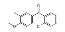 (2-chlorophenyl)-(4-methoxy-3-methylphenyl)methanone Structure