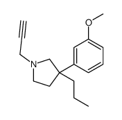3-(m-Methoxyphenyl)-3-propyl-1-(2-propynyl)pyrrolidine picture