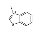 3-methyl-1,3-benzothiazol-3-ium结构式