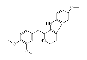 1-[(3,4-dimethoxyphenyl)methyl]-6-methoxy-2,3,4,9-tetrahydro-1H-pyrido[3,4-b]indole Structure