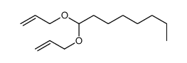 1,1-bis(allyloxy)octane结构式