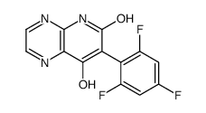 8-hydroxy-7-(2,4,6-trifluorophenyl)-5H-pyrido[2,3-b]pyrazin-6-one Structure