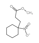 methyl 3-(1-nitrocyclohexyl)propanoate结构式