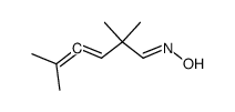 trimethyl-2,2,5 hexadiene-3,4 al-oxime Structure