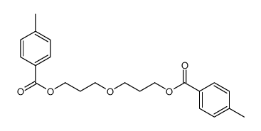 Bis(4-methylbenzoic acid)oxybis(3,1-propanediyl) ester Structure