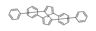 1,4,6,9-tetraphenyl-5-silaspiro[4.4]nona-1,3,6,8-tetraene Structure