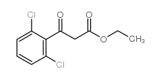 Ethyl 2,6-dichlorobenzoylacetate structure