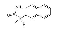 (R)-(-)-2-(2'-naphthyl)propionamide结构式