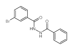 Benzoic acid, 3-bromo-, 2-benzoylhydrazide (9CI) Structure