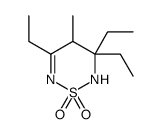 3,3,5-triethyl-4-methyl-2,4-dihydro-1,2,6-thiadiazine 1,1-dioxide Structure