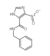 1H-Imidazole-4-carboxamide,5-nitro-N-(phenylmethyl)-结构式