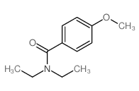 Benzamide,N,N-diethyl-4-methoxy- structure