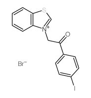 2-benzothiazol-3-yl-1-(4-iodophenyl)ethanone结构式