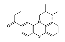 1-[10-[2-(methylamino)propyl]phenothiazin-2-yl]propan-1-one Structure